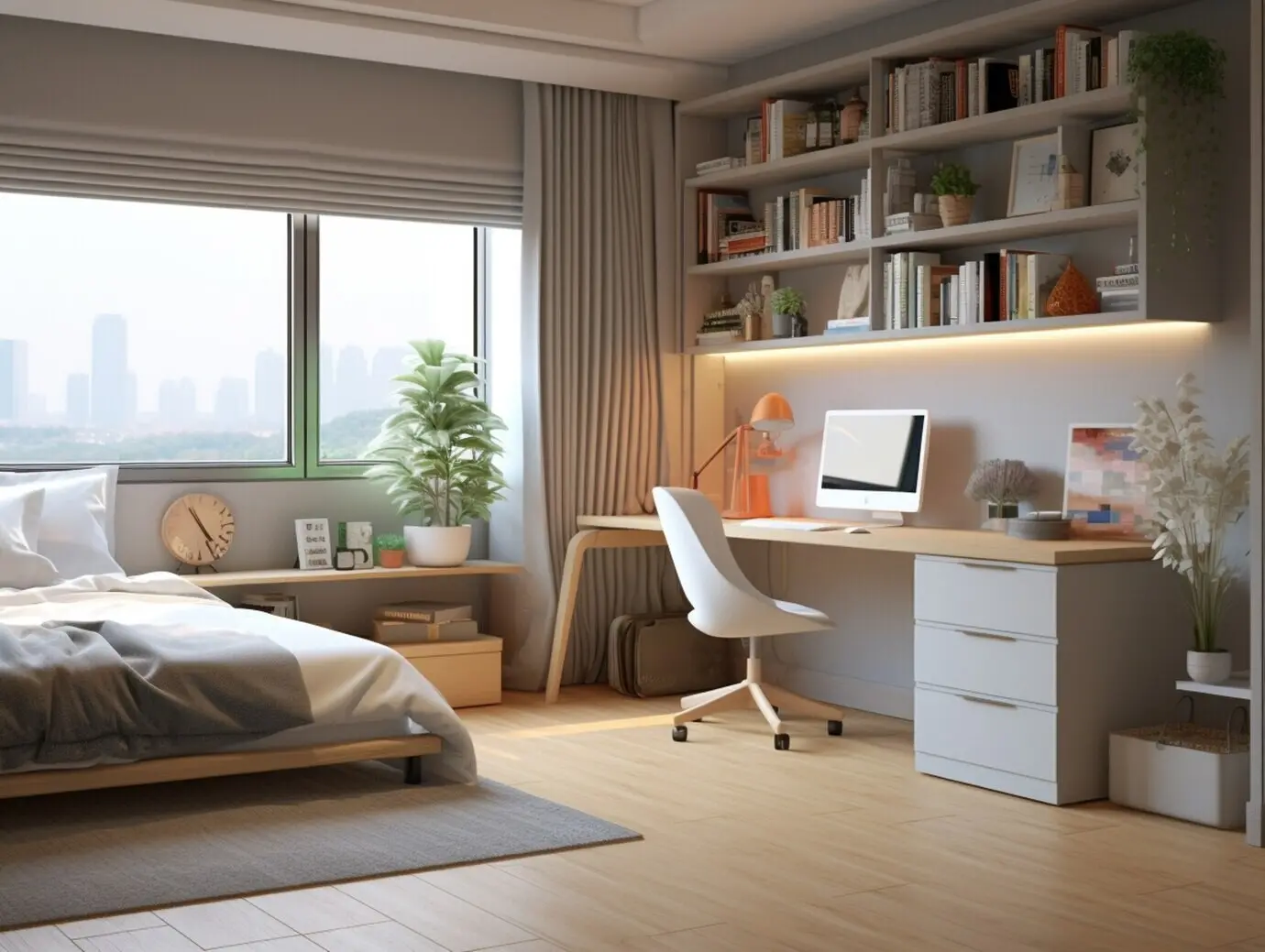 Kleine und jugendliche Schlafzimmer-Einrichtung